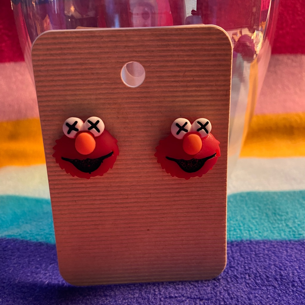 Elmo Earrings